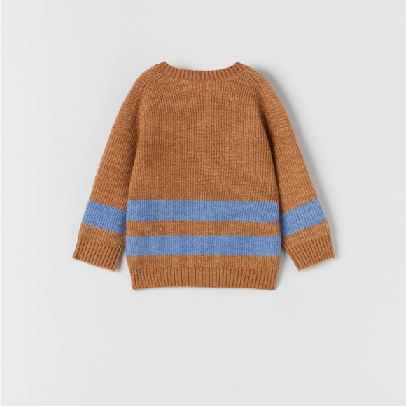 Zara baby striped knit cardigan - Picture 6 of 7